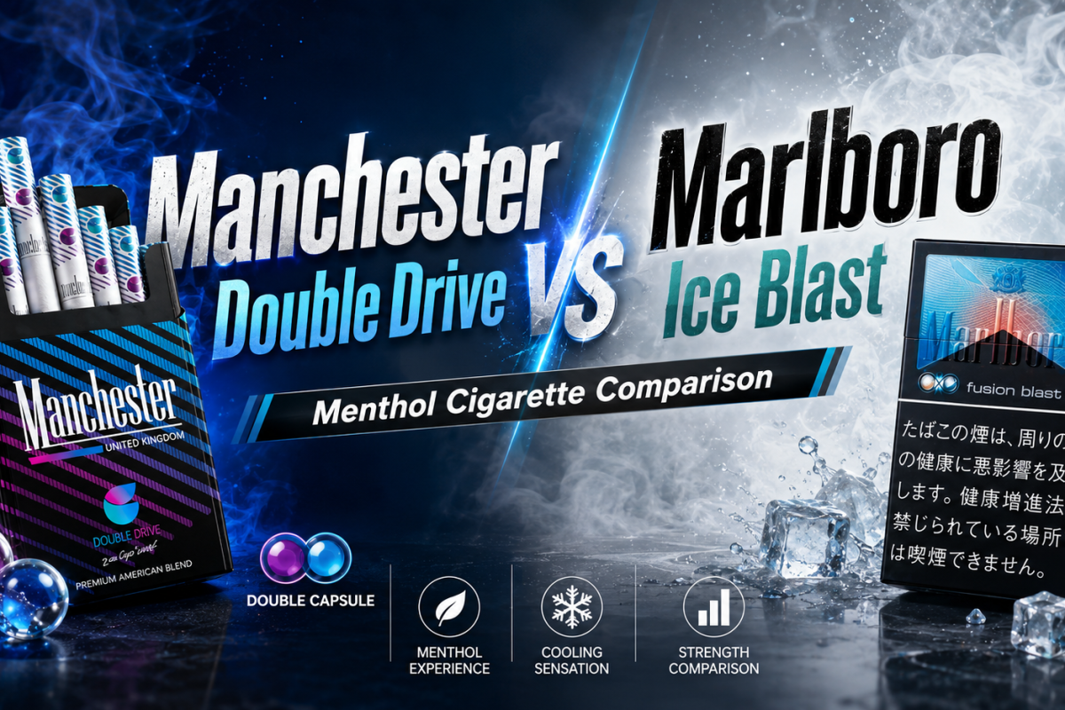 Manchester Double Drive vs Marlboro Ice Blast: Which Menthol Cigarette Gives the Better Kick?